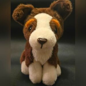 Battat Our Generation Puppy Dog Brown & White 6" Plush Stuffed Animal